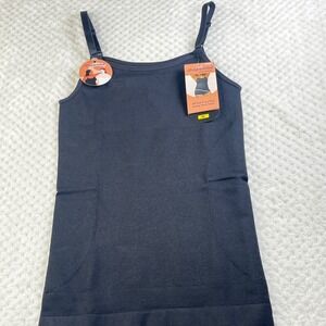 Shapermint All Day Every Day Scoop Neck Cami Black Size Medium Seamless